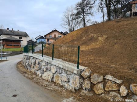 Sanacija zemeljskega plazu nad JP 660473 Županje Njive (2)